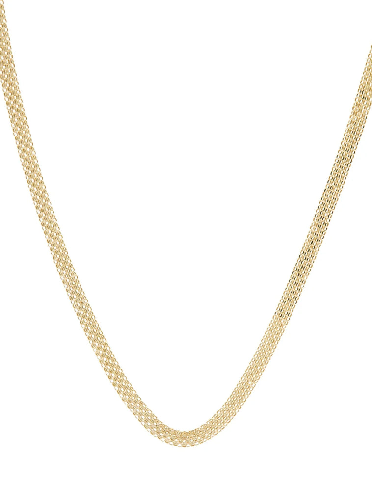 14K Gold Bismark Chain Necklace