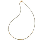 Silver + Gold Layering Necklace - 16"